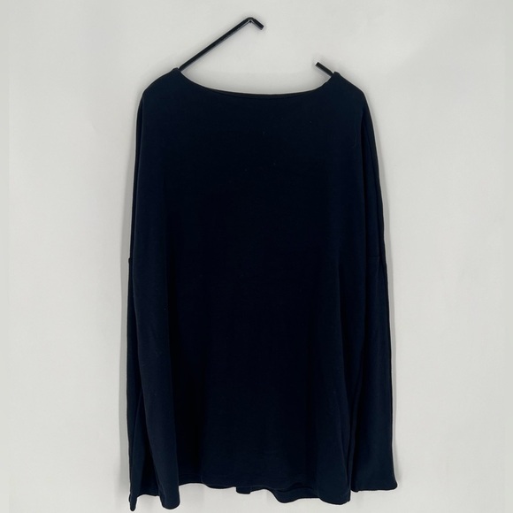 Cos Asymmetric Drape Crewneck Long Sleeve Top - Picture 6 of 6